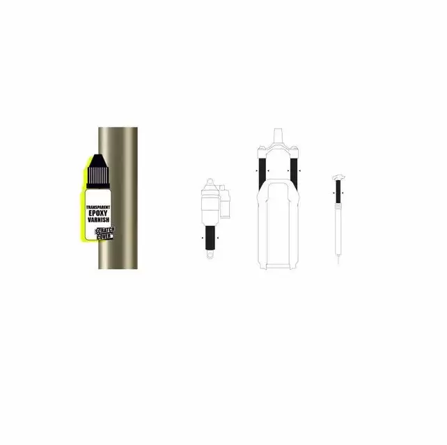 Kit riparazione steli, contiene utensili e bicompnente utile per 5 riparazioni colore nero #4